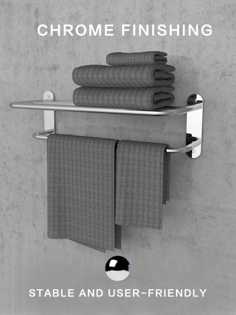 24 Inch Bathroom Towel Rack
